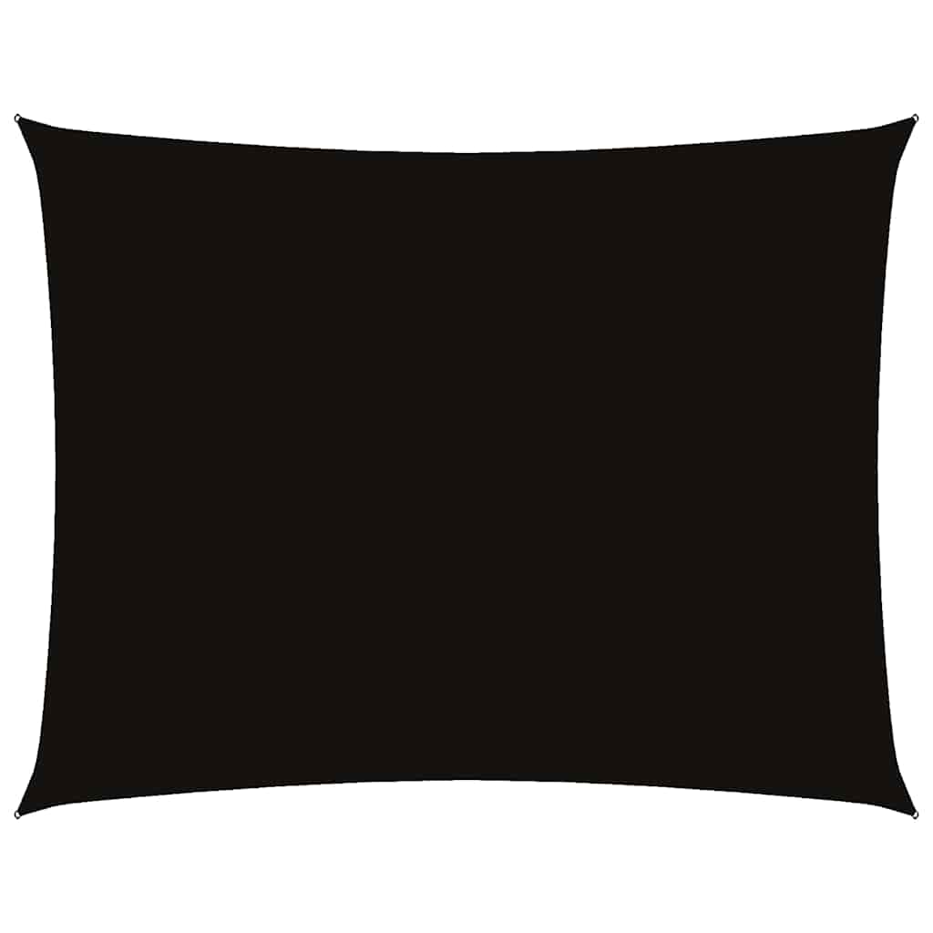 Parasole a Vela Oxford Rettangolare 2,5x4 m Nero