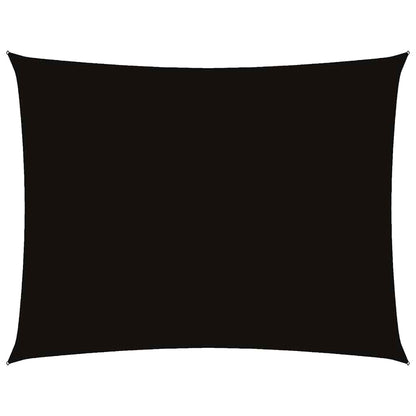Parasole a Vela Oxford Rettangolare 2,5x4 m Nero