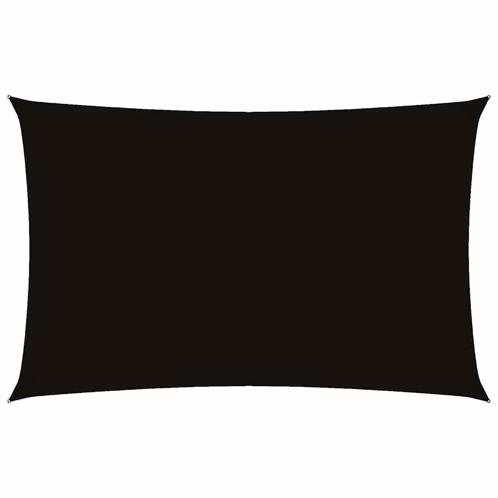 Parasole a Vela Oxford Rettangolare 2,5x5 m Nero