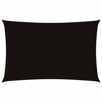 Parasole a Vela Oxford Rettangolare 2,5x5 m Nero