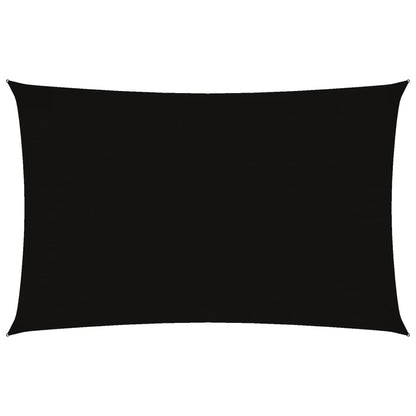 Parasole a Vela Oxford Rettangolare 2,5x5 m Nero