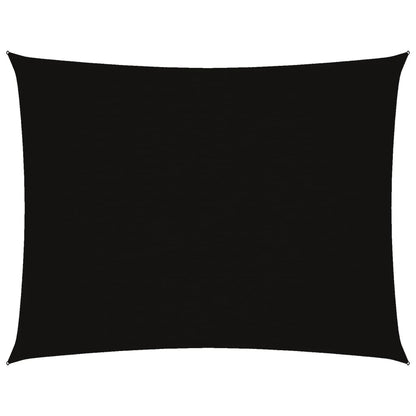 Parasole a Vela Oxford Rettangolare 3x4 m Nero | homemem39