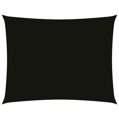 Parasole a Vela Oxford Rettangolare 3x4 m Nero