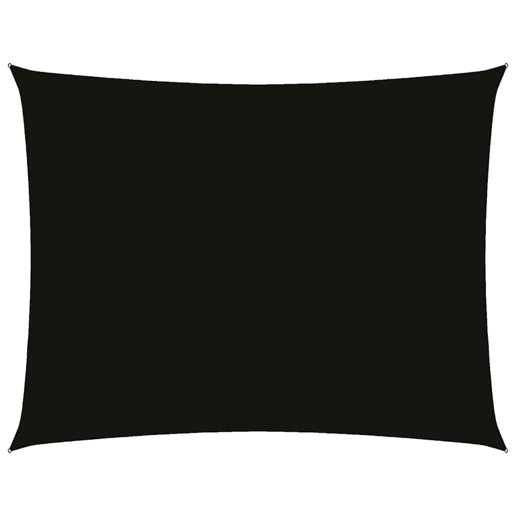 Parasole a Vela Oxford Rettangolare 3x4,5 m Nero