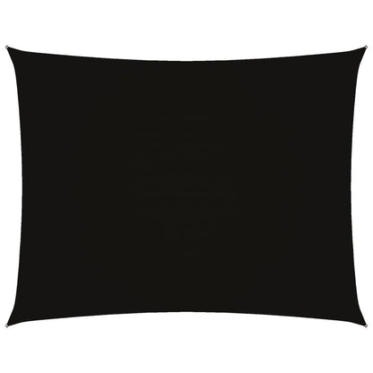 Parasole a Vela Oxford Rettangolare 3x4,5 m Nero