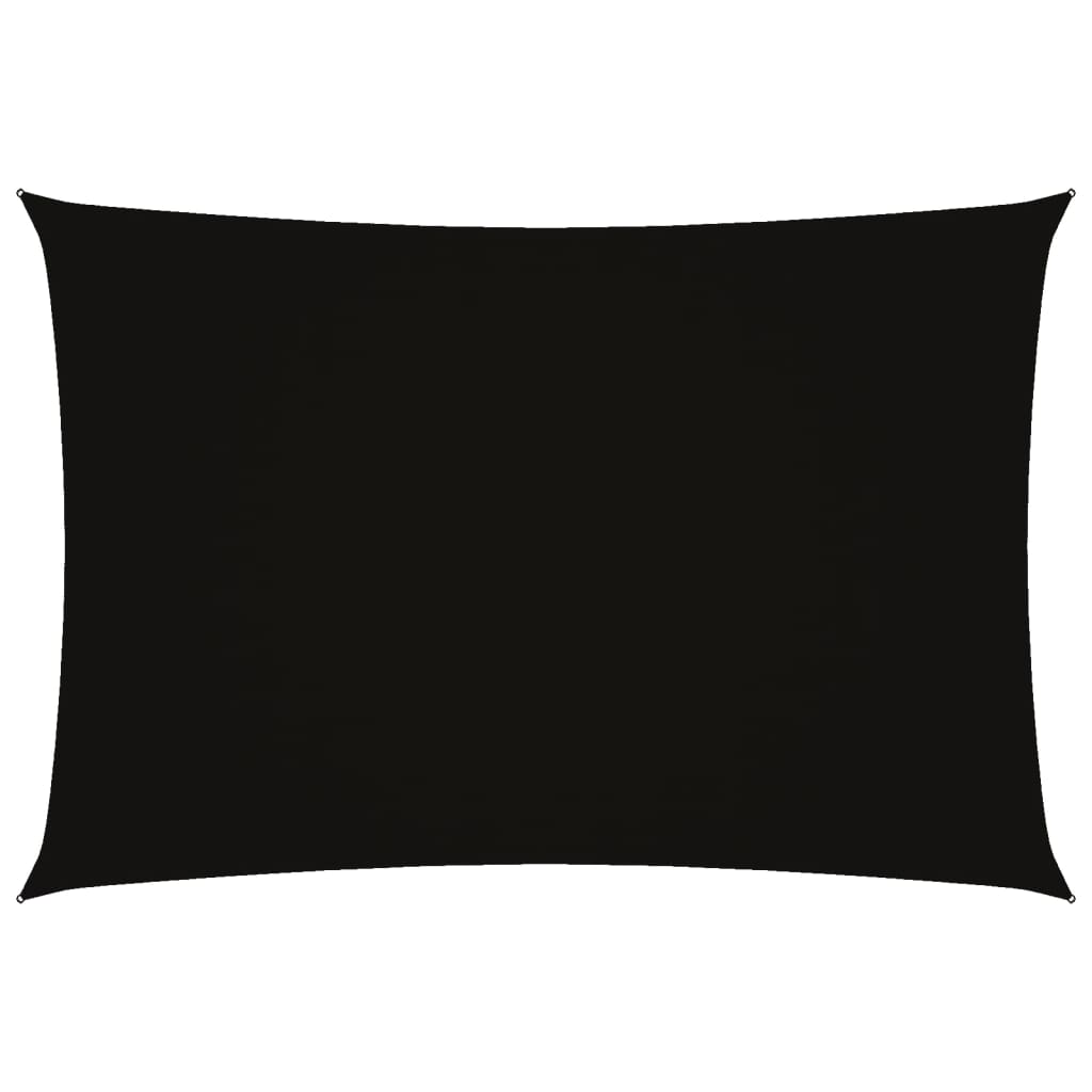 Parasole a Vela Oxford Rettangolare 3x5 m Nero | homemem39