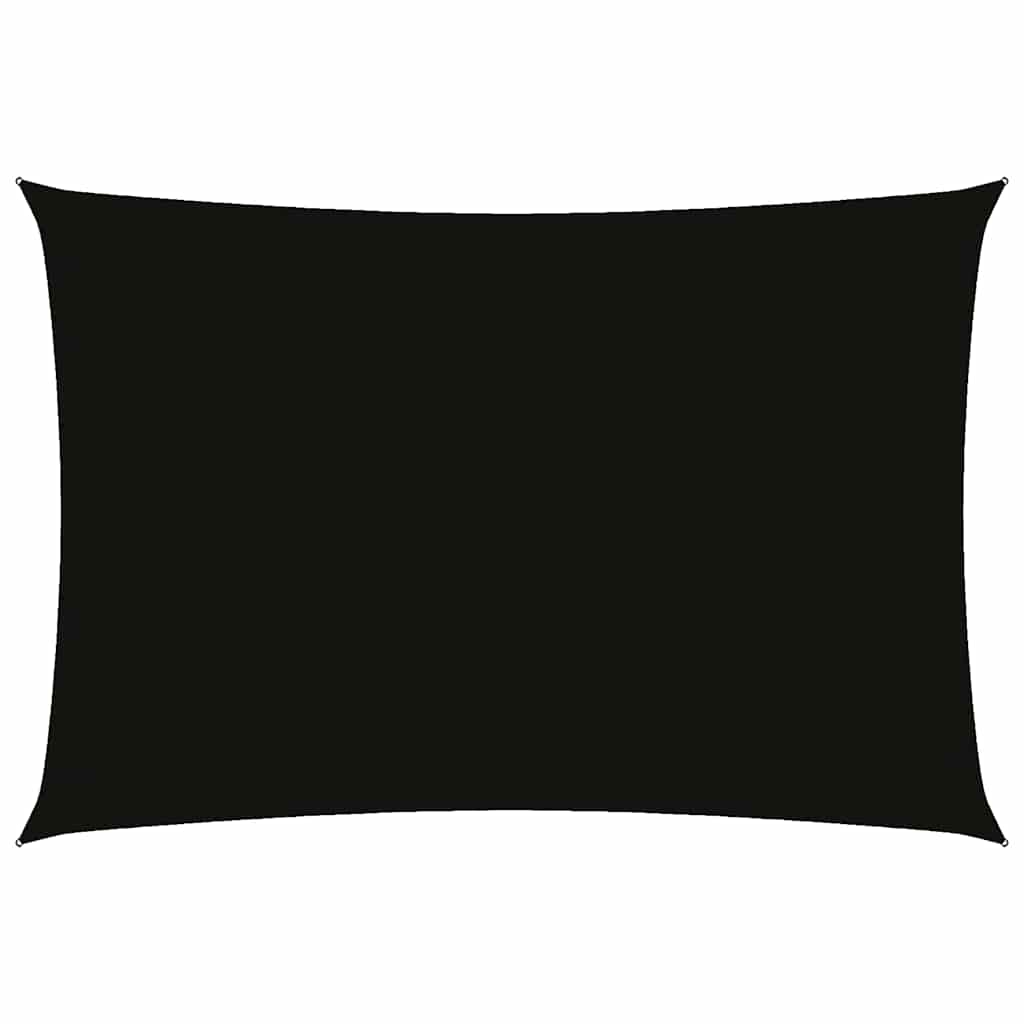 Parasole a Vela Oxford Rettangolare 3x5 m Nero