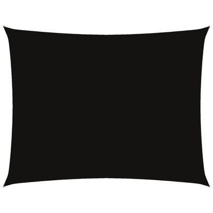 Parasole a Vela Oxford Rettangolare 3,5x4,5 m Nero