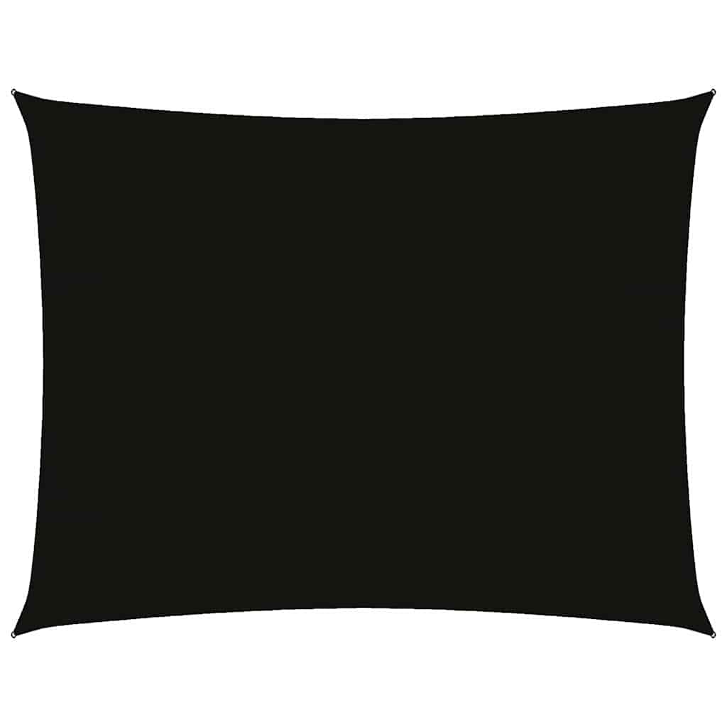 Parasole a Vela Oxford Rettangolare 3,5x4,5 m Nero