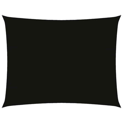 Parasole a Vela Oxford Rettangolare 3,5x4,5 m Nero