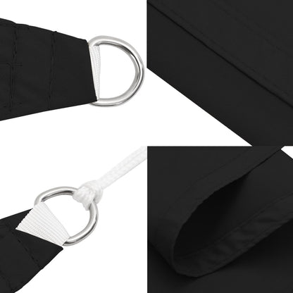 Parasole a Vela Oxford Rettangolare 3,5x4,5 m Nero