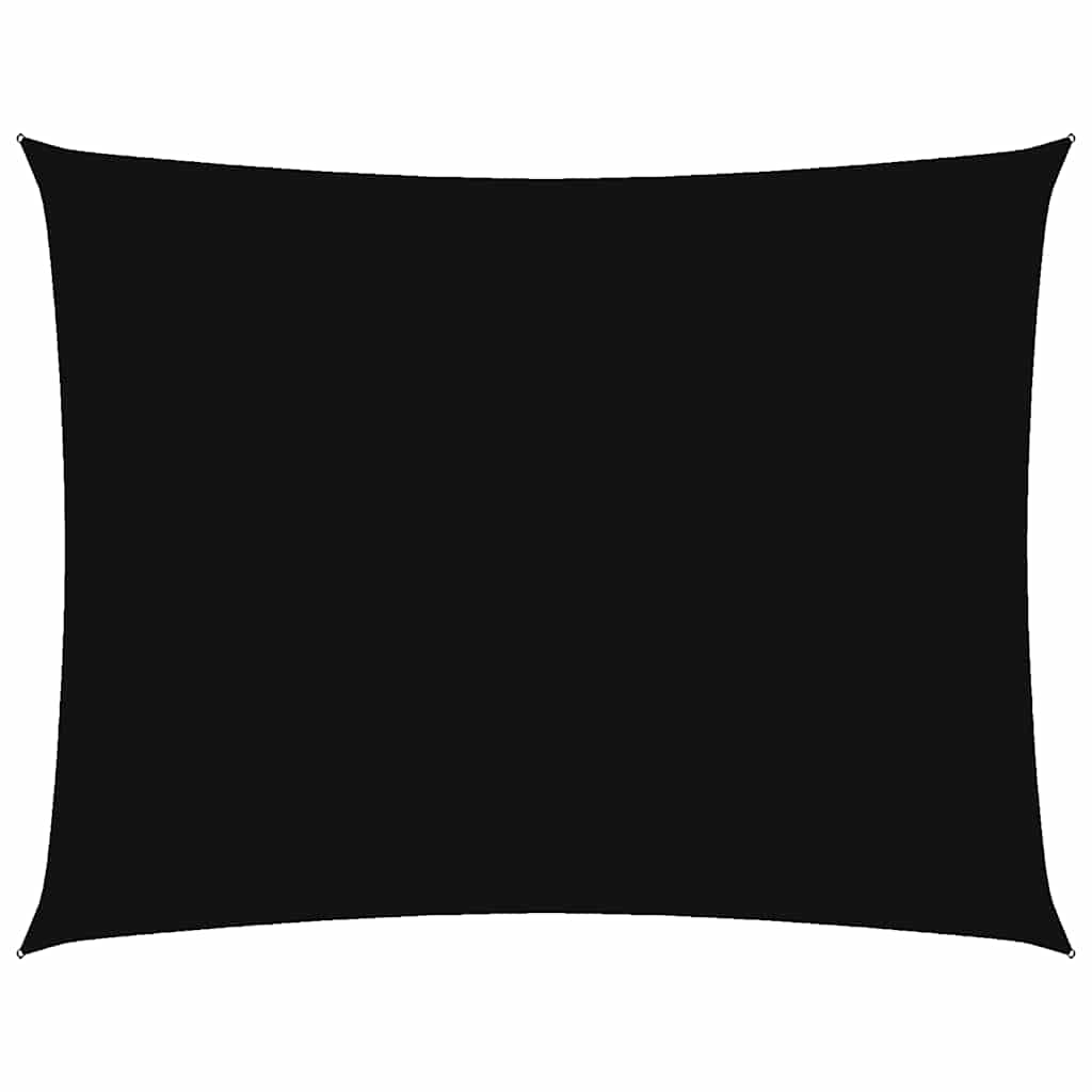 Parasole a Vela Oxford Rettangolare 3,5x5 m Nero | homemem39