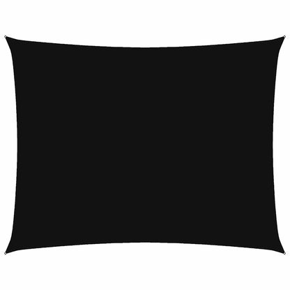 Parasole a Vela Oxford Rettangolare 3,5x5 m Nero | homemem39