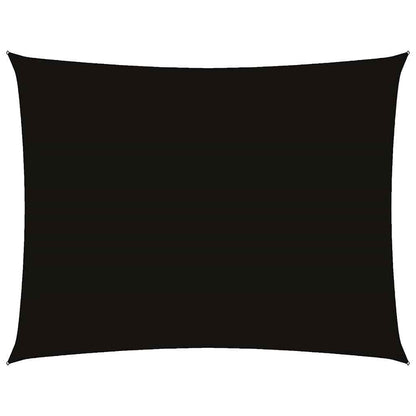 Parasole a Vela Oxford Rettangolare 4x5 m Nero
