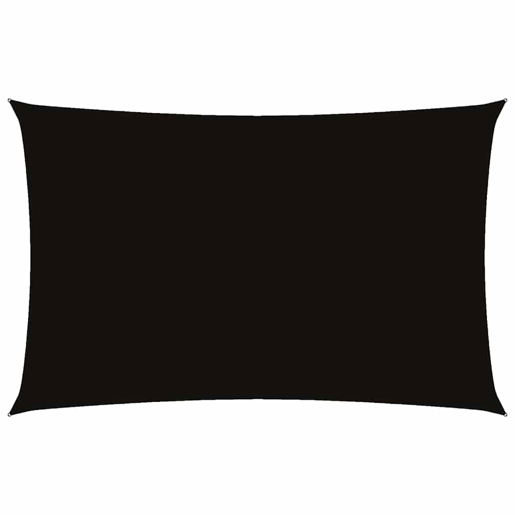 Parasole a Vela Oxford Rettangolare 4x7 m Nero