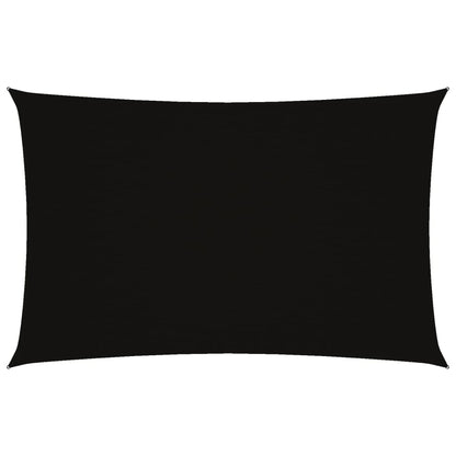 Parasole a Vela Oxford Rettangolare 4x7 m Nero