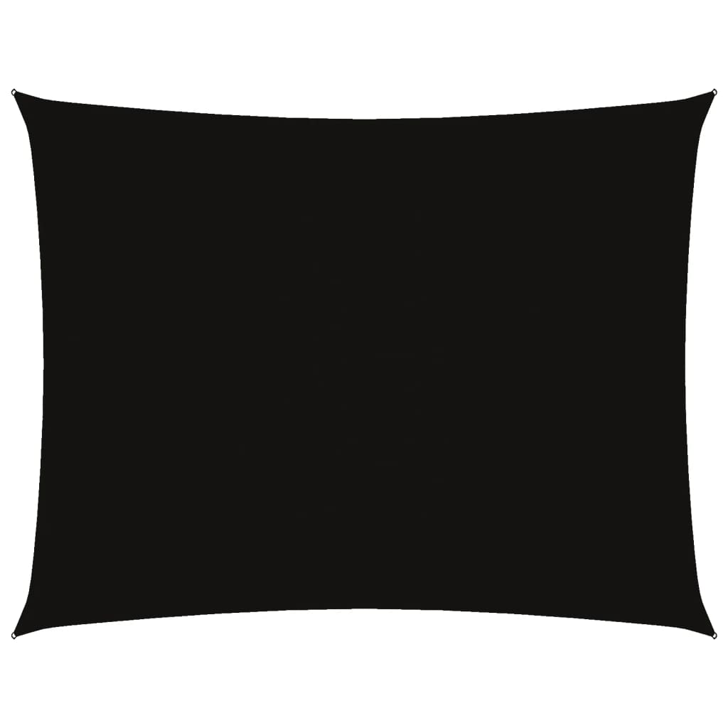 Parasole a Vela Tessuto Oxford Rettangolare 5x7m Nero | homemem39