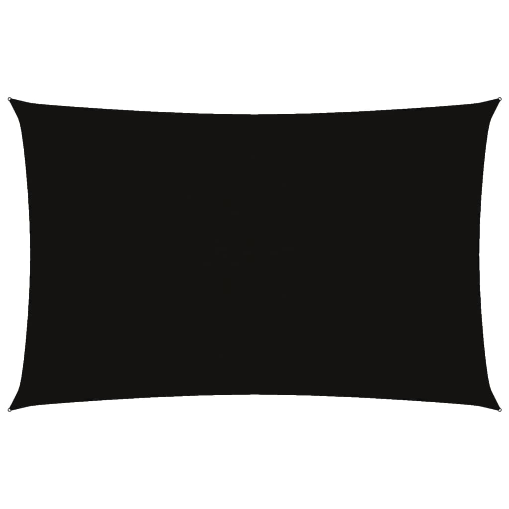 Parasole a Vela Oxford Rettangolare 5x8 m Nero | homemem39