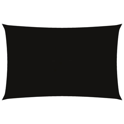 Parasole a Vela Oxford Rettangolare 5x8 m Nero
