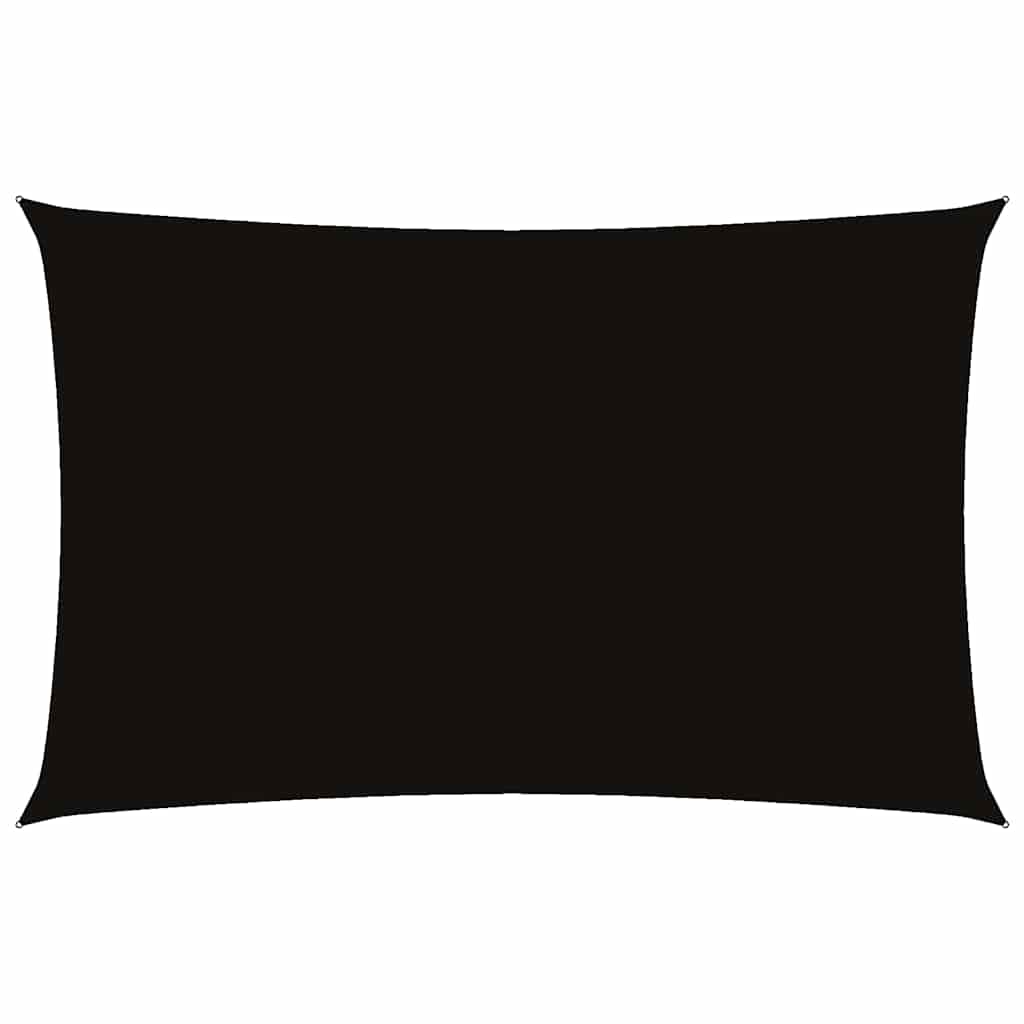 Parasole a Vela Oxford Rettangolare 5x8 m Nero