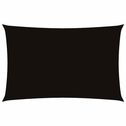 Parasole a Vela Oxford Rettangolare 5x8 m Nero