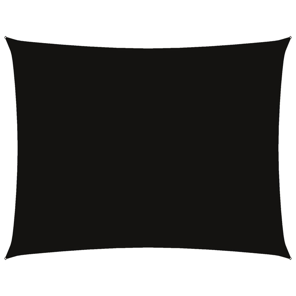 Parasole a Vela Oxford Rettangolare 6x7 m Nero | homemem39