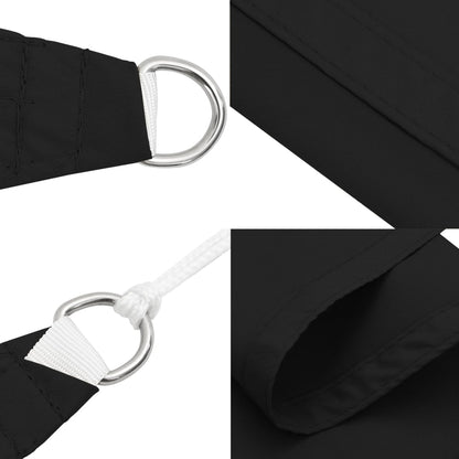 Parasole a Vela Oxford Triangolare 2,5x2,5x3,5 m Nero | homemem39