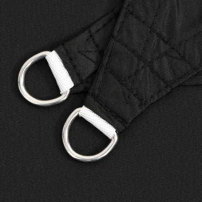 Parasole a Vela Oxford Triangolare 4x4x4 m Nero - homemem39
