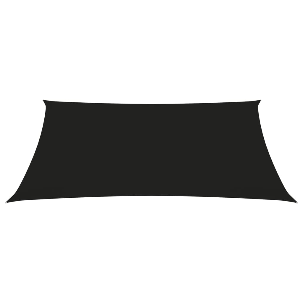 Parasole a Vela in Tela Oxford a Trapezio 2/4x3 m Nero | homemem39