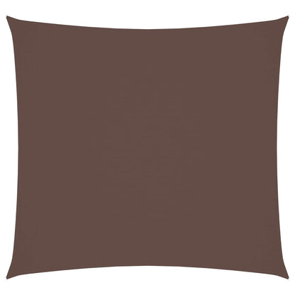 Vela Parasole in Tessuto Oxford Quadrata 3,6x3,6 m Marrone | homemem39