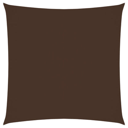 Square Oxford Canvas Sail Shade 4.5x4.5 m Brown