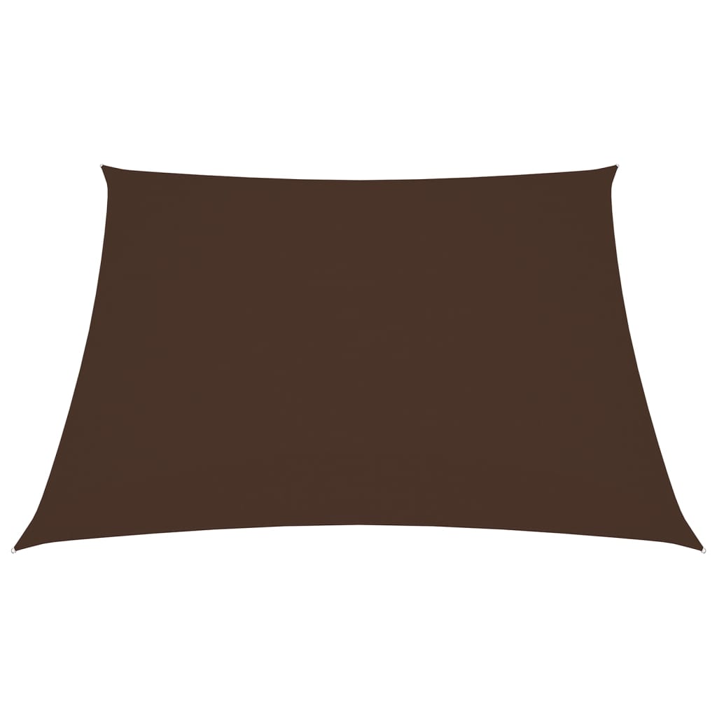 Square Oxford Canvas Sail Shade 4.5x4.5 m Brown