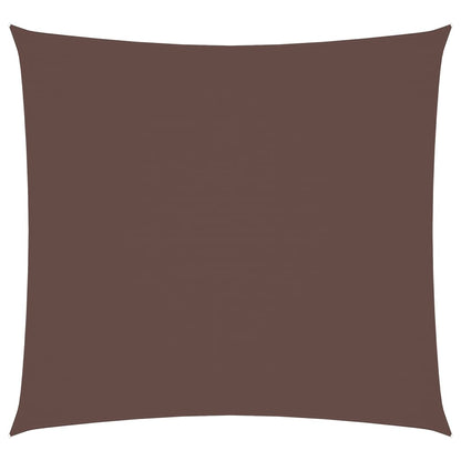 Parasole a Vela in Tela Oxford Quadrata 7x7 m Marrone