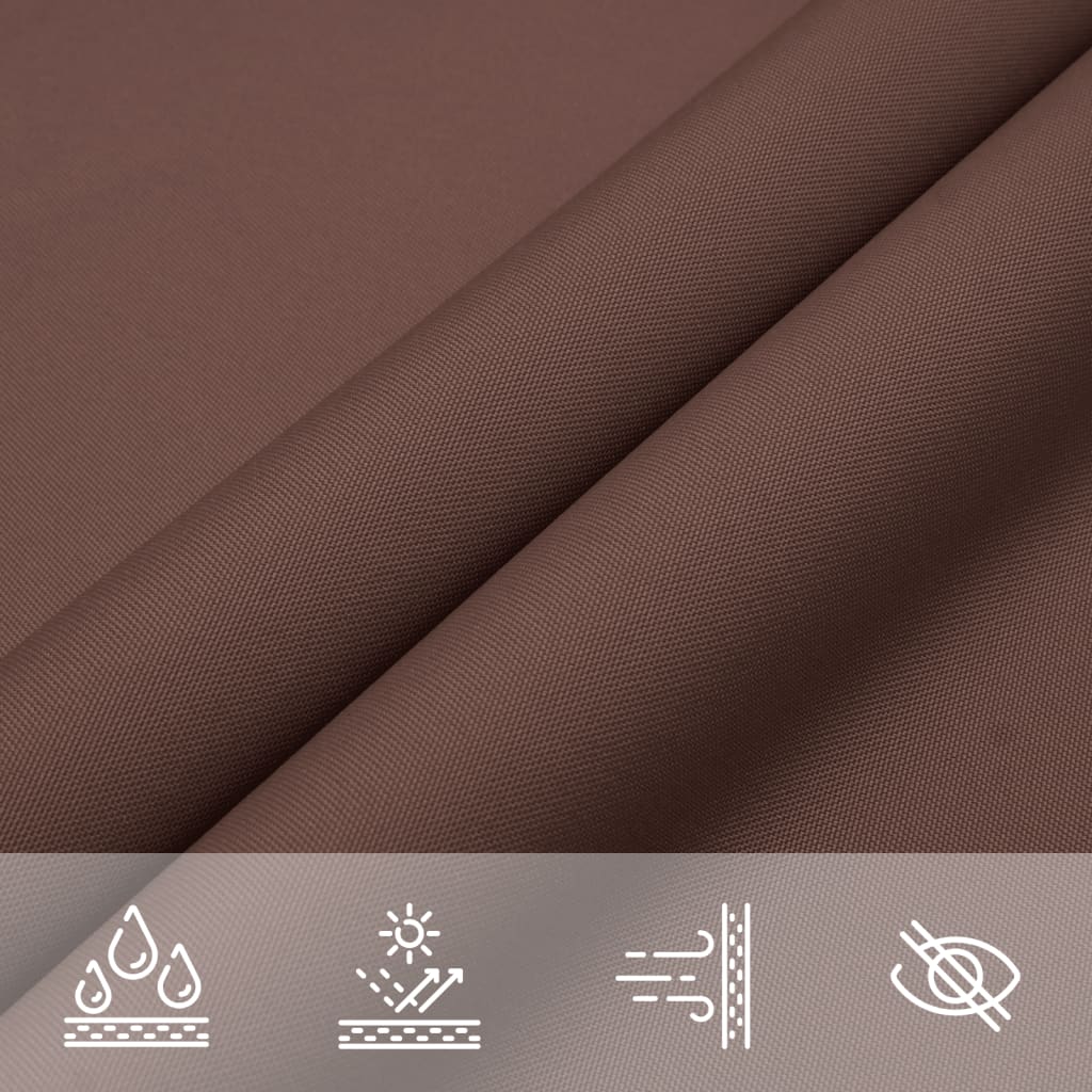 Parasole a Vela in Tessuto Oxford Rettangolare 2x3 m Marrone | homemem39
