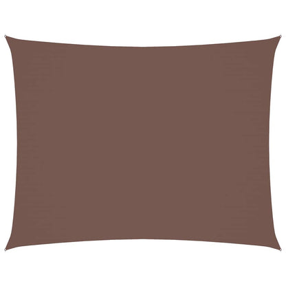 Parasole a Vela Oxford Rettangolare 2x3,5 m Marrone