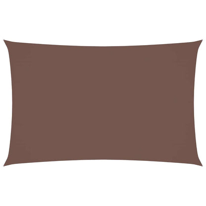 Parasole a Vela Oxford Rettangolare 2x4,5 m Marrone