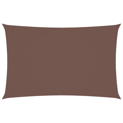 Parasole a Vela Oxford Rettangolare 2x4,5 m Marrone