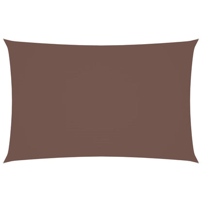 Parasole a Vela Oxford Rettangolare 2x5 m Marrone | homemem39