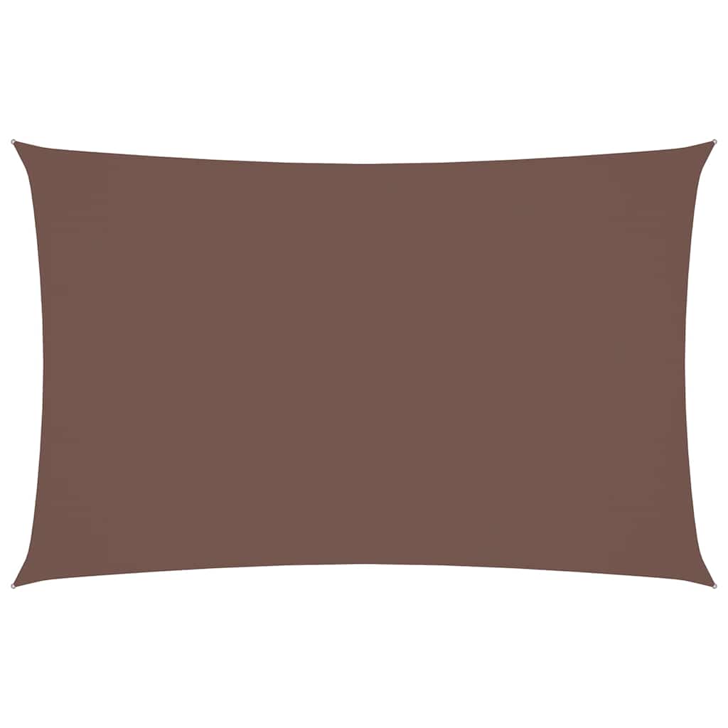 Parasole a Vela Oxford Rettangolare 2x5 m Marrone