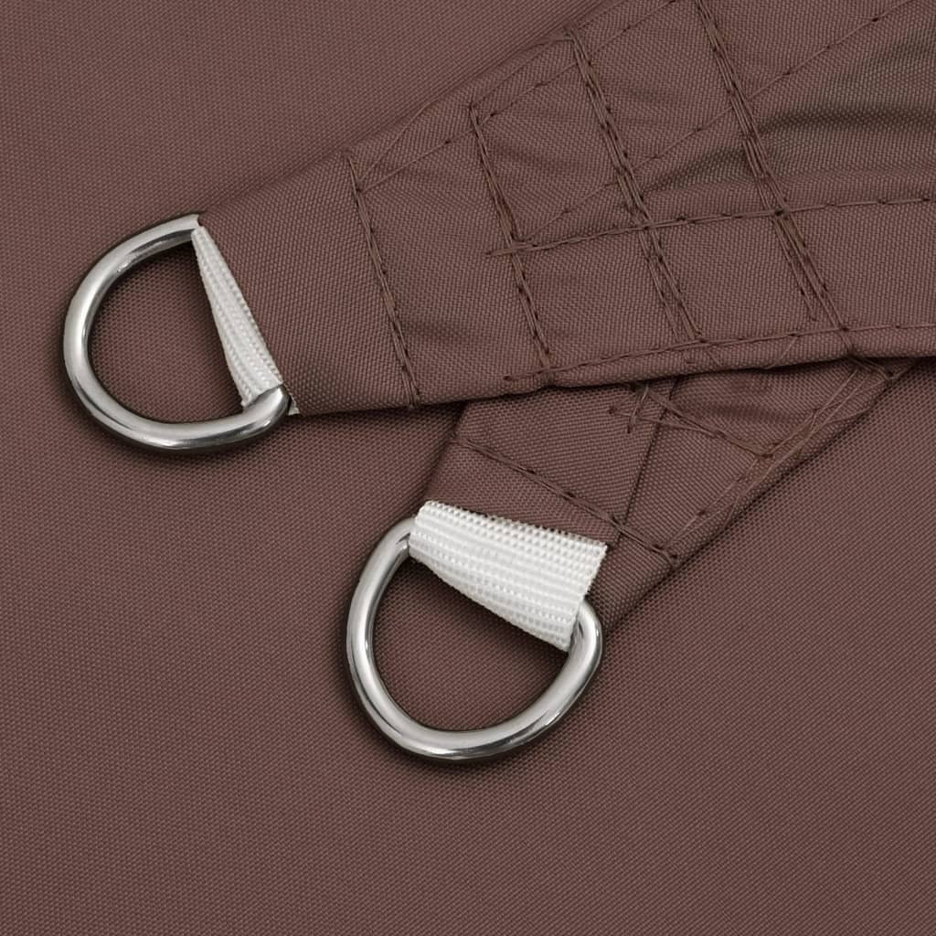 Parasole a Vela Oxford Rettangolare 2x5 m Marrone | homemem39
