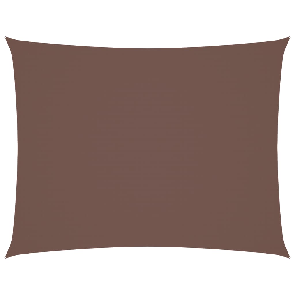 Parasole a Vela Oxford Rettangolare 3x6 m Marrone | homemem39