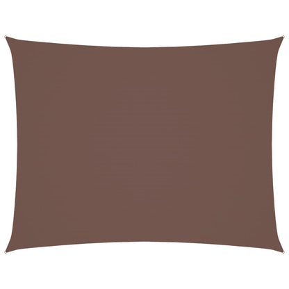 Parasole a Vela Oxford Rettangolare 3x6 m Marrone | homemem39