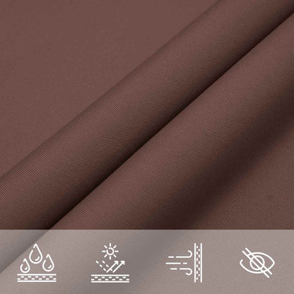 Parasole a Vela Oxford Rettangolare 4x6 m Marrone | homemem39