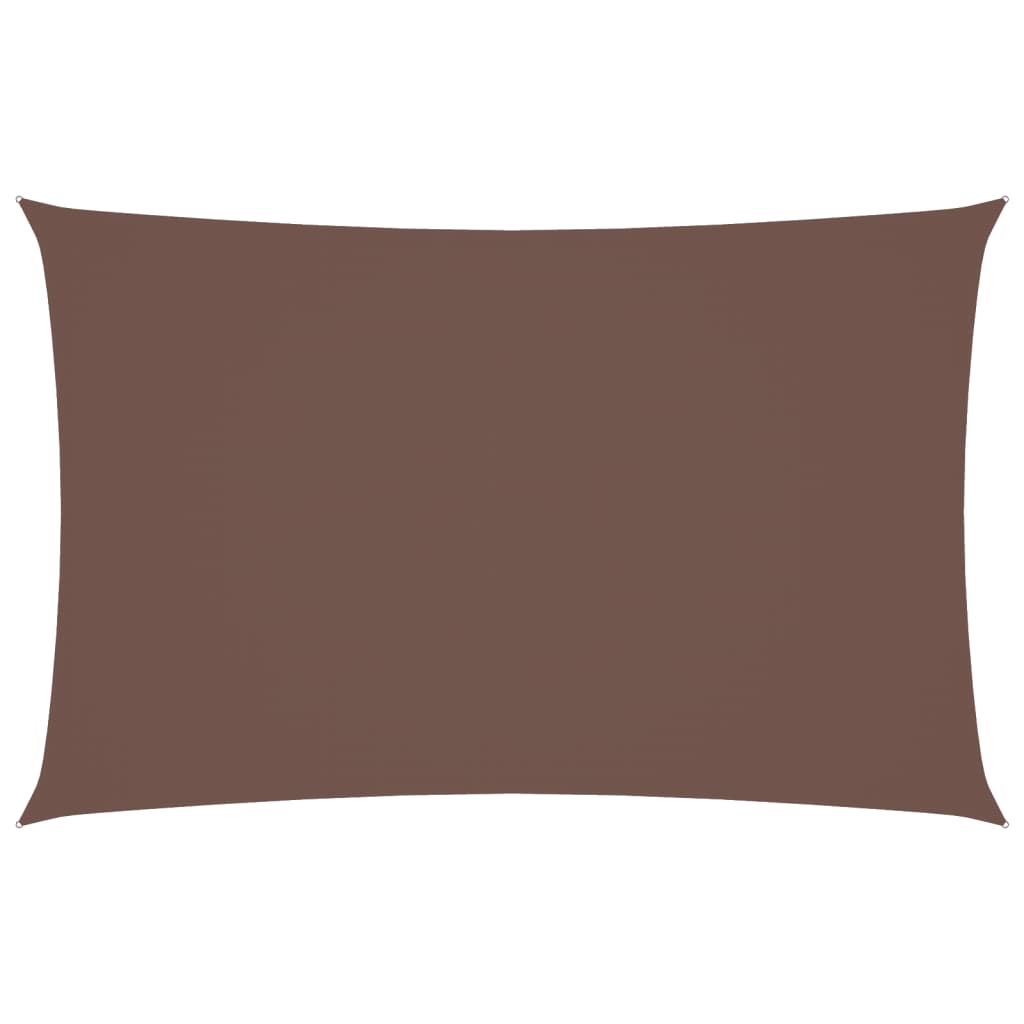 Parasole a Vela Oxford Rettangolare 5x8 m Marrone | homemem39