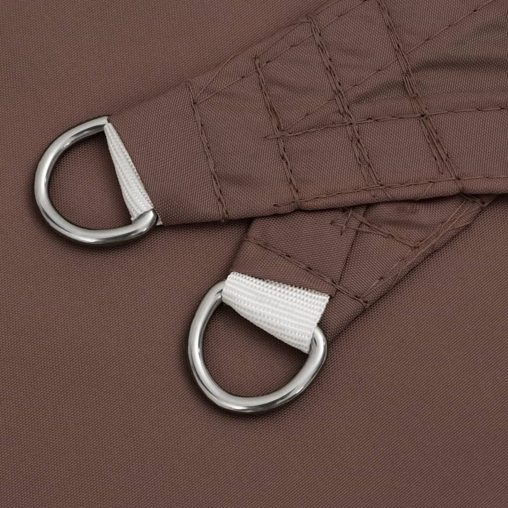Parasole a Vela Oxford Rettangolare 6x7 m Marrone | homemem39