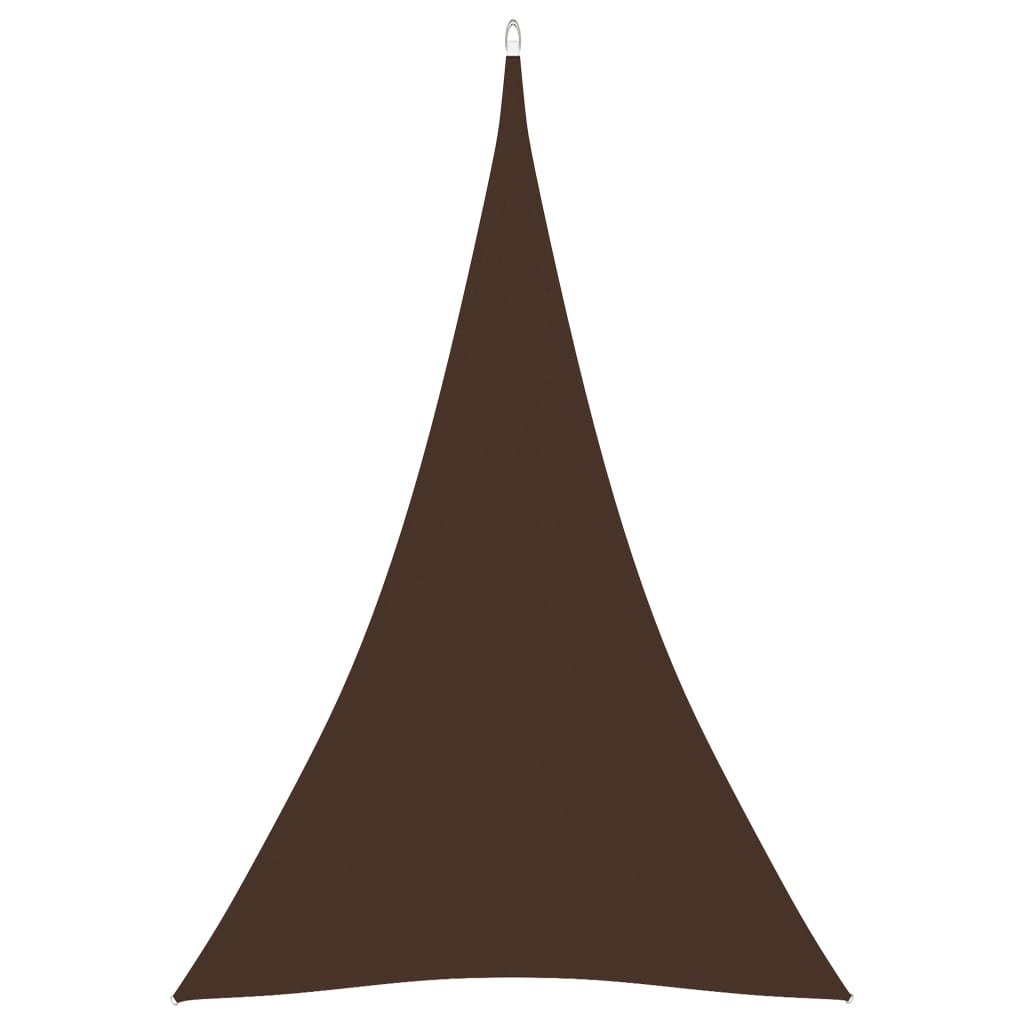 Oxford Triangular Parasol Sail 4x5x5 m Brown