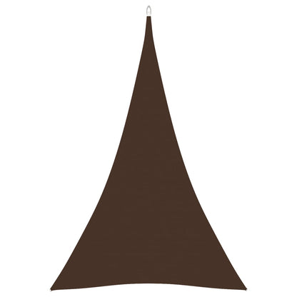 Oxford Triangular Parasol Sail 4x5x5 m Brown