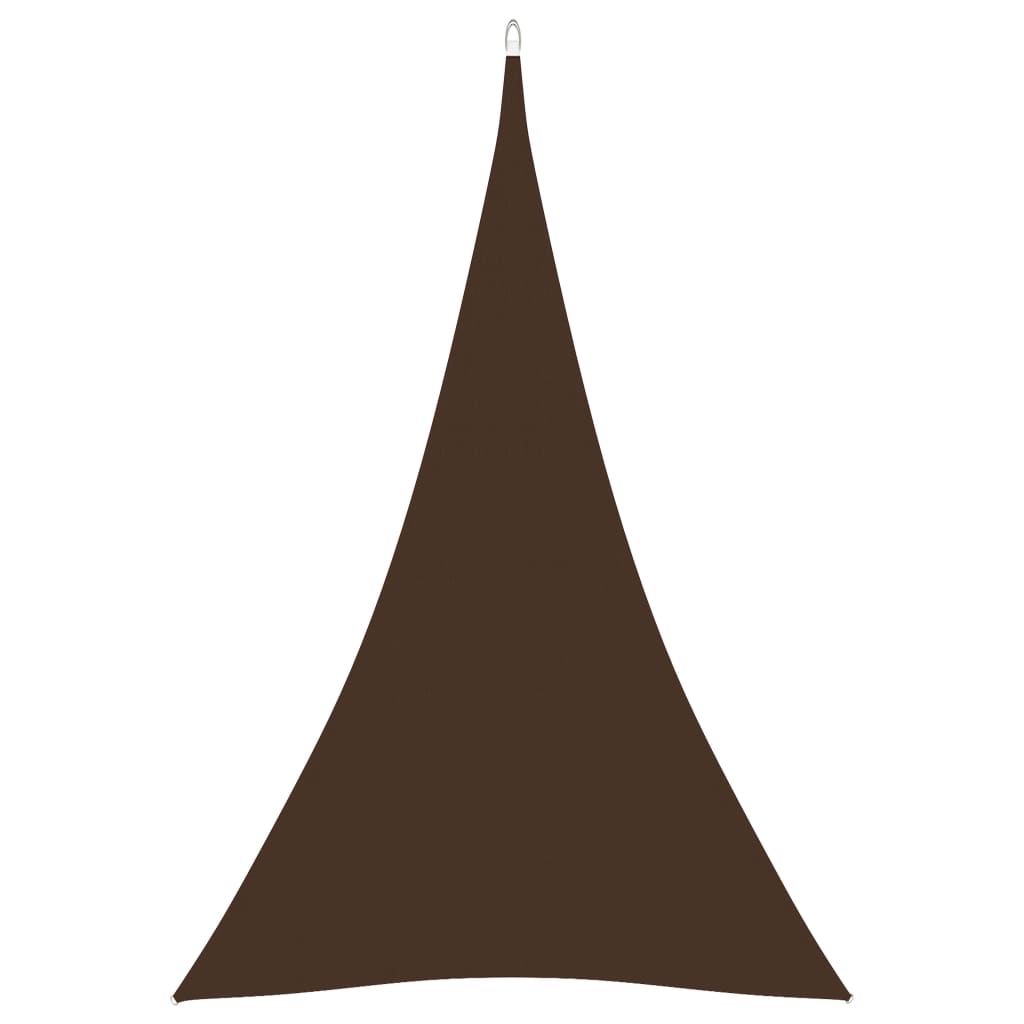 Oxford Triangular Parasol Sail 5x6x6 m Brown