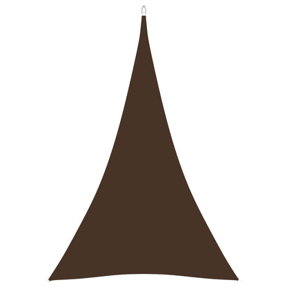 Oxford Triangular Parasol Sail 5x6x6 m Brown