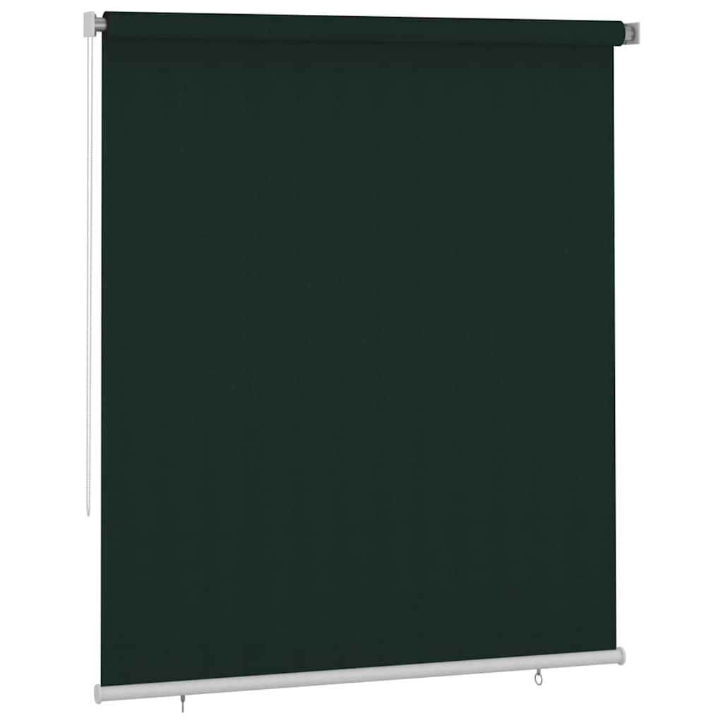 Tenda a Rullo per Esterni 205(L)x230(A) cm Verde scuro HDPE | homemem39